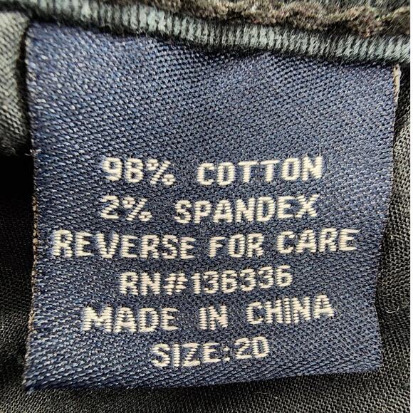 Reign Shorts Womens 20 Faded Black High Rise Cuffed Cut Off Stretch Denim Casual - Picture 5 of 11